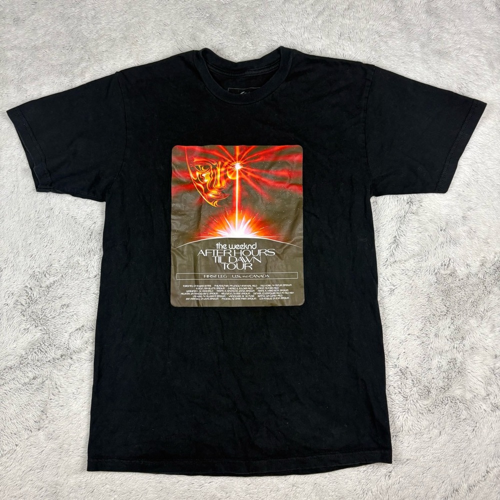 The Weeknd After Hours Til‎ Dawn Tour 2022 T-Shirt Black Short Sleeve Sz M